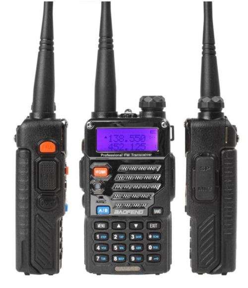 Baofeng UV-5RE Dual band Two-Way Radio or Walkie-Talkie 136-174 / 400-480MHz (One Radio)