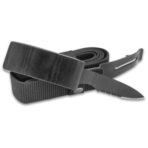 Self Defense Belt Knife - Belt with hidden knife in buckle