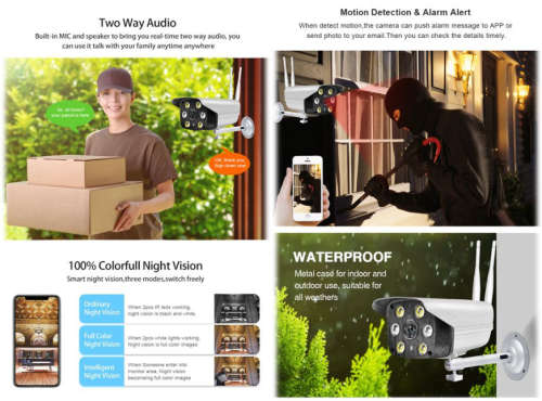 WiFi Camera | WIFI IP Smart CCTV Camera | WiFi Bullet Smart IP Camera