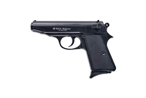 EKOL Majorov 9mm BLANK Gun | 9mm P.A.K Blank Pistol | 20 Blanks + 5 Pepper + Holster