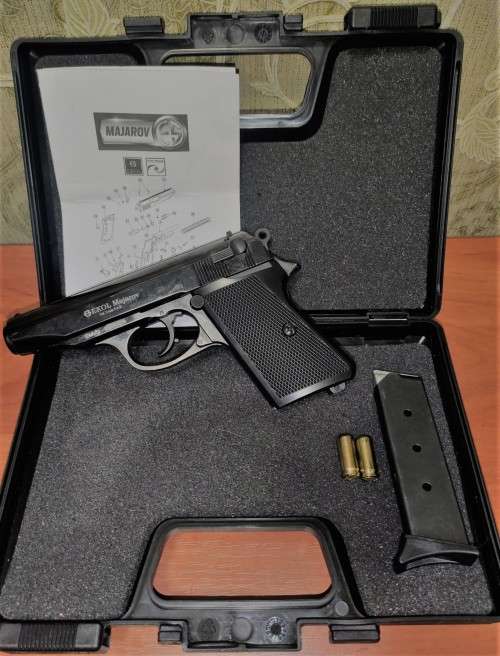 EKOL Majorov 9mm BLANK Gun | 9mm P.A.K Blank Pistol | 20 Blanks + 5 Pepper + Holster