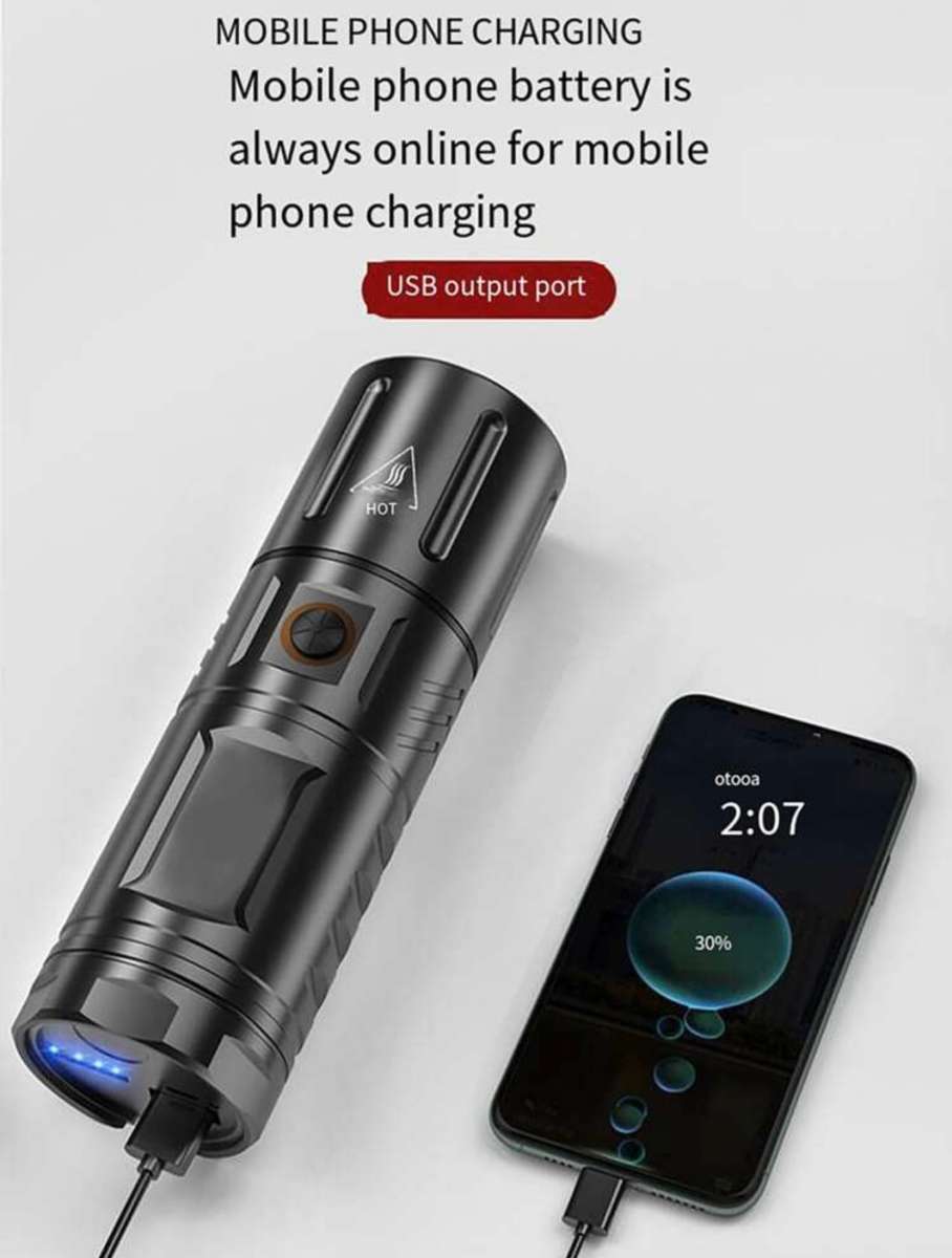 High Lumens Rechargeable Flashlight Ultra bright