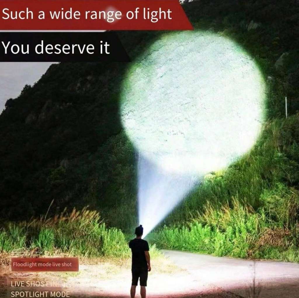 High Lumens Rechargeable Flashlight Ultra bright