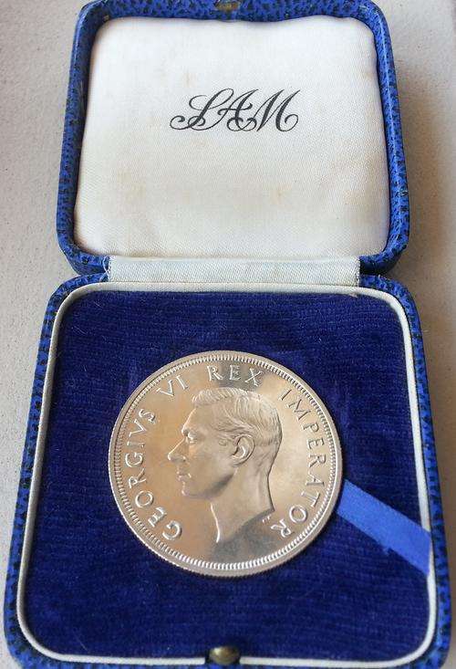 1947 Proof Crown in SA Mint Case-Very Nice Example