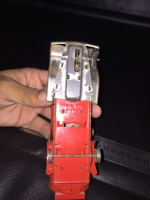 Triang minic pre war petrol tanker and miniature rail way lamp bid for both!!!