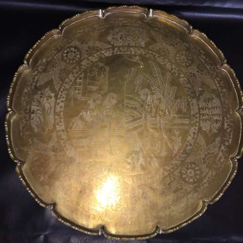 Solid beautiful brass tray!!!
