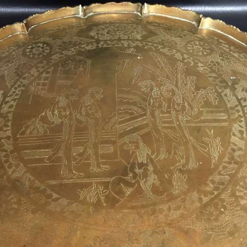 Solid beautiful brass tray!!!