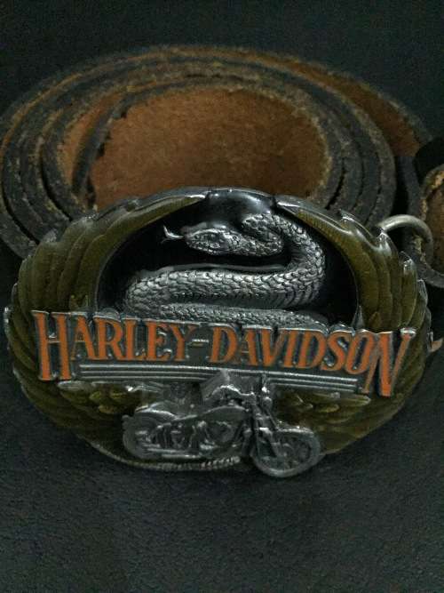 Harley Davidson genuine leather belt!!!