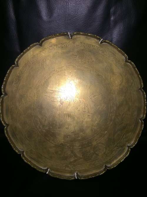 Beautiful detailed solid brass tray!!!