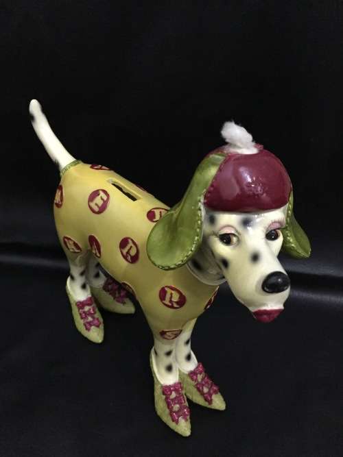 Beautiful  dog money box !!!!!