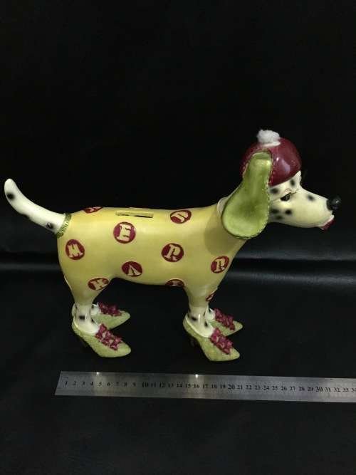 Beautiful  dog money box !!!!!