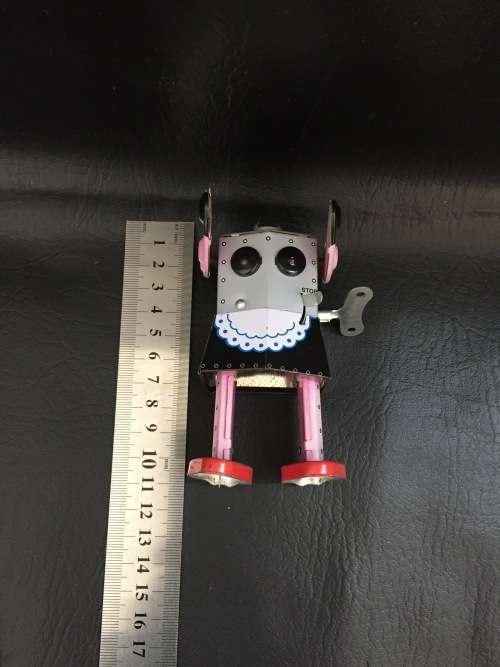 Tin metal wind up robots working bid for both!!!!