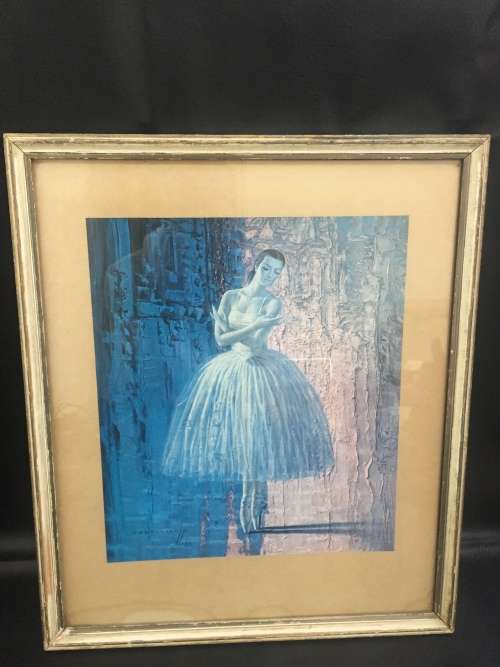 Tretchiko print of ballerina size 41cm x 49cm!!!!!!