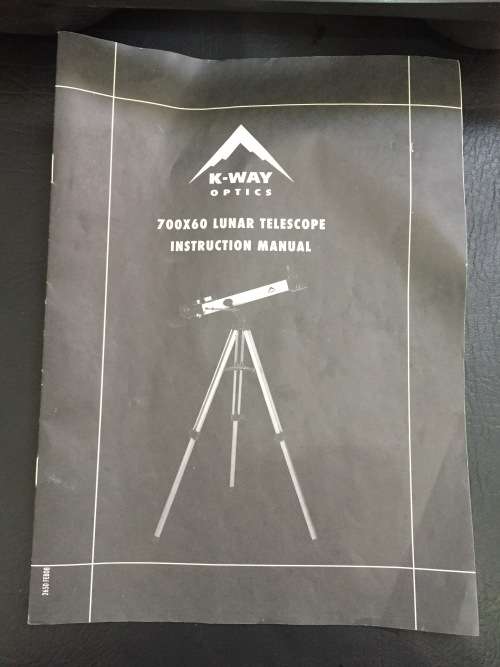 Complete K-way 700x60 lunar telescope!!!!!!!