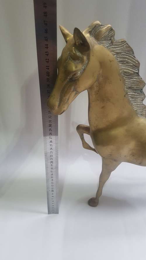 STUNNING SUPER  LARGE BRASS HORSE !!!!!!!!