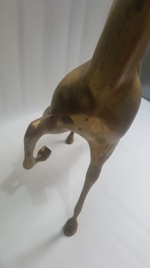 STUNNING SUPER  LARGE BRASS HORSE !!!!!!!!