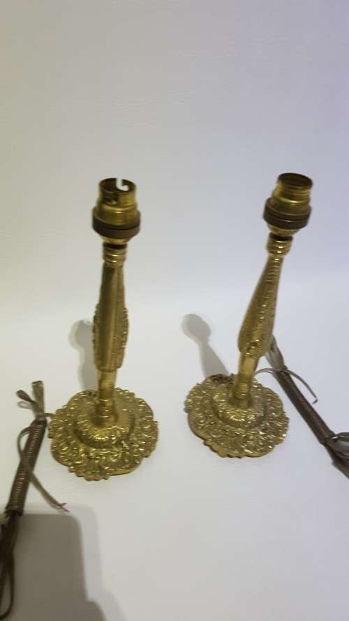 Two beatifull solid brass lights!!!!