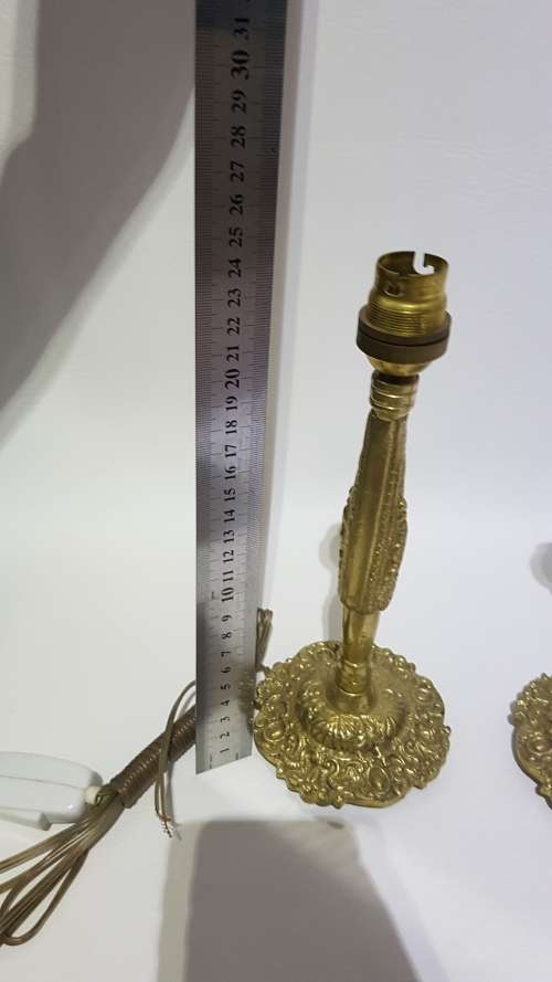 Two beatifull solid brass lights!!!!