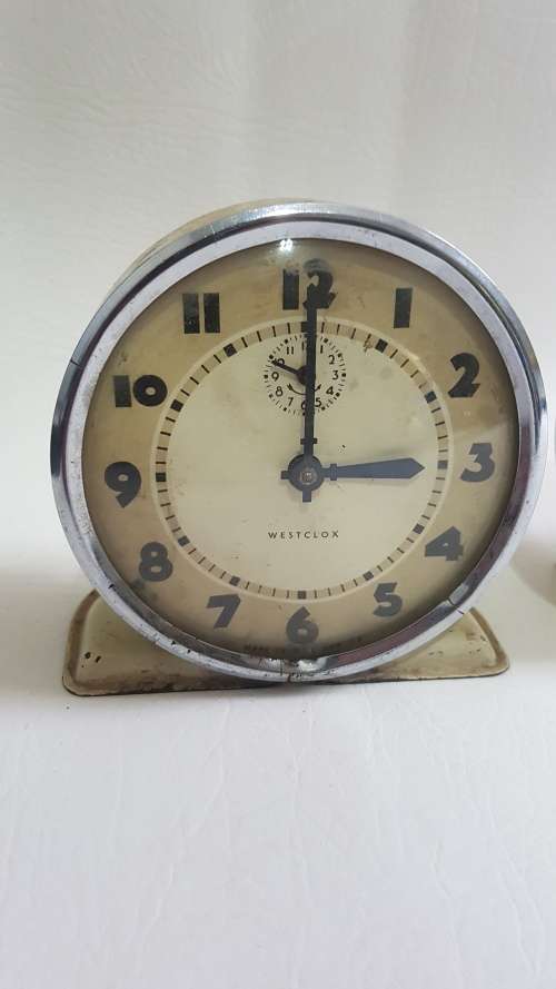 Three westclox wind up clocks not working bid for all!!!!