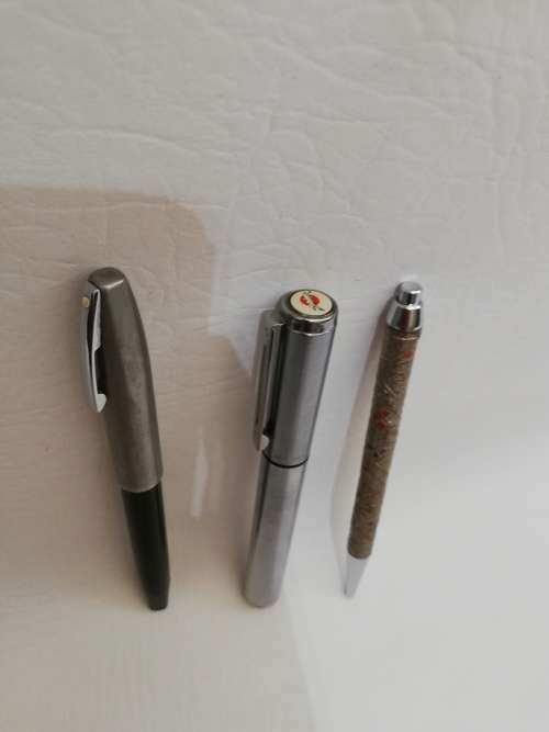 2 SHEAFFER pens made in the USA and a Israel pen bid for all needs to be refilled!!!!