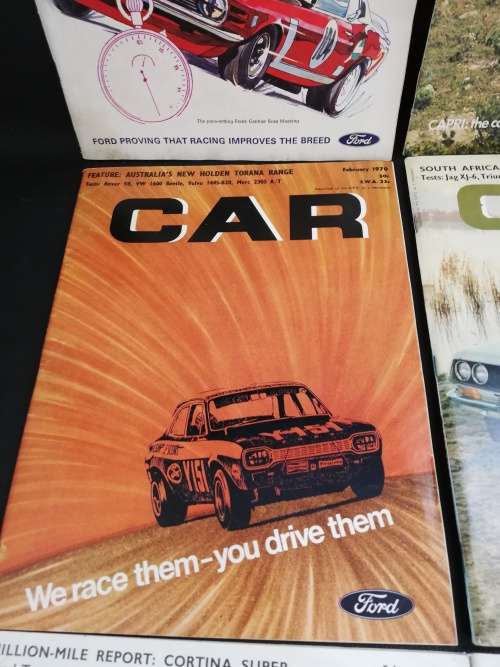 Rare  Car magazines from 1961 to 1970s bid for all