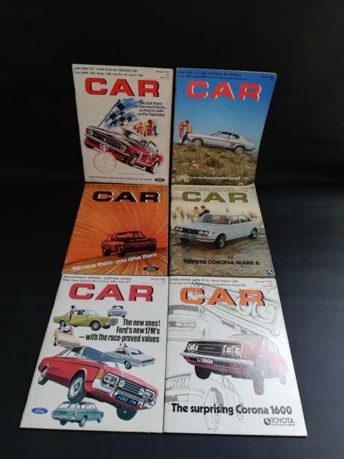 Rare  Car magazines from 1961 to 1970s bid for all