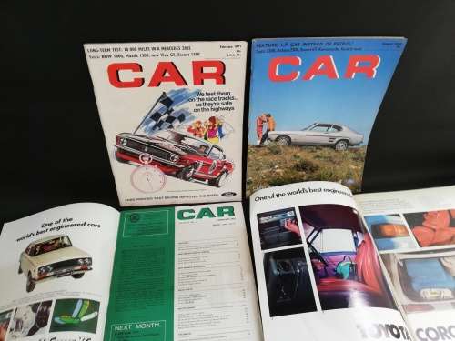 Rare  Car magazines from 1961 to 1970s bid for all