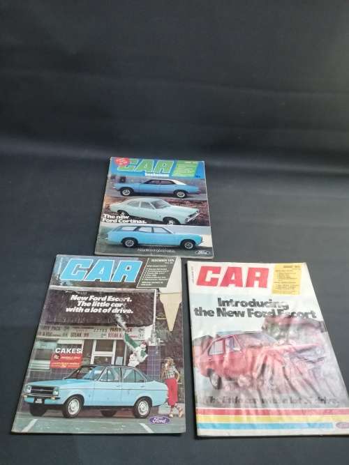 Vintage car magazines from 1975 bid for all not in the best condition!!!!!