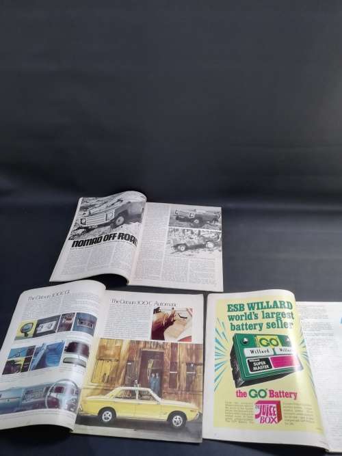 Vintage car magazines from 1975 bid for all not in the best condition!!!!!