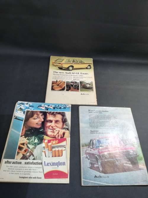 Vintage car magazines from 1975 bid for all not in the best condition!!!!!