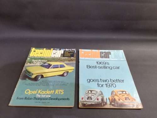 2x vintage Technicar magazines from 1969 box for both!!!!