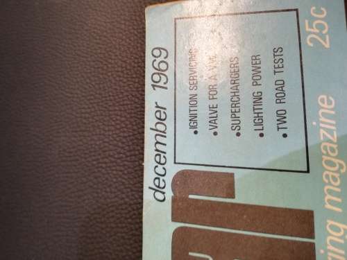 2x vintage Technicar magazines from 1969 box for both!!!!