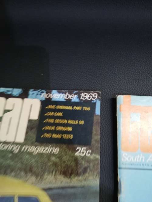 2x vintage Technicar magazines from 1969 box for both!!!!