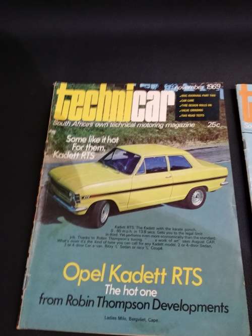2x vintage Technicar magazines from 1969 box for both!!!!
