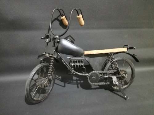 Large 40cm  metal and wood bike display piece!!!!