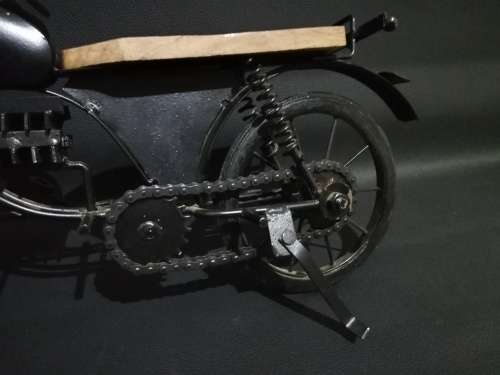 Large 40cm  metal and wood bike display piece!!!!