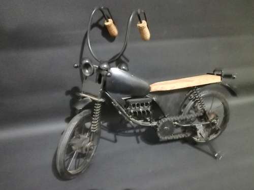 Large 40cm  metal and wood bike display piece!!!!