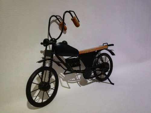 Large 40cm  metal and wood bike display piece!!!!