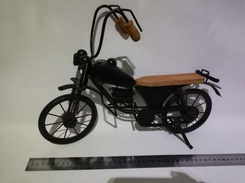 Large 40cm  metal and wood bike display piece!!!!