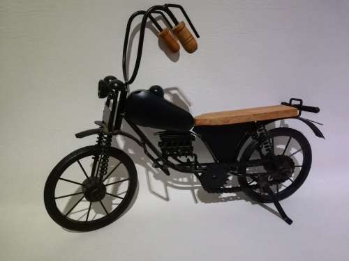 Large 40cm  metal and wood bike display piece!!!!