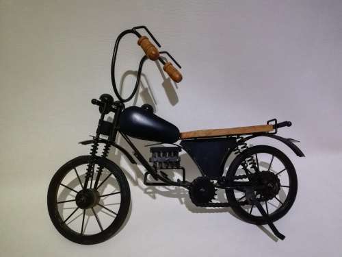 Large 40cm  metal and wood bike display piece!!!!