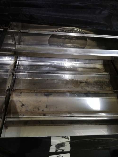 Large Stainless steel Souvla king Rotasary braai working in good condition complete with bag!!!!!!
