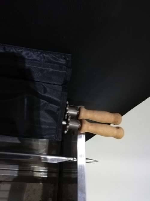 Large Stainless steel Souvla king Rotasary braai working in good condition complete with bag!!!!!!