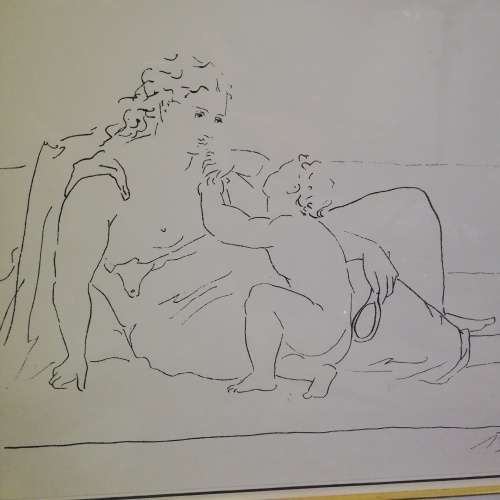 Stunning large picaso Print what a beautiful piece sive 81cn x 68cm !!!!!