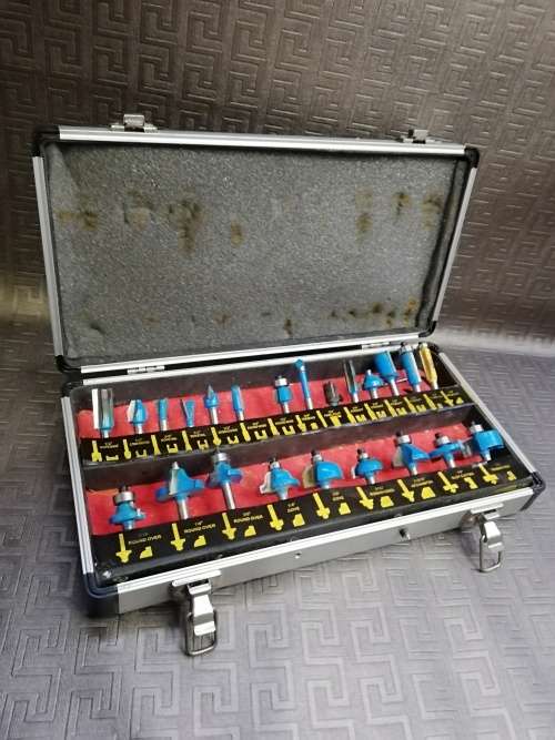 Large Collection of Router bids on case!!!!