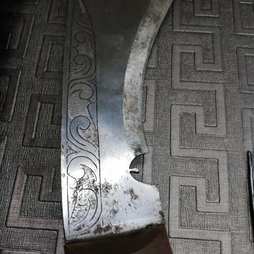 Large vintage rare knife in leather case!!!!