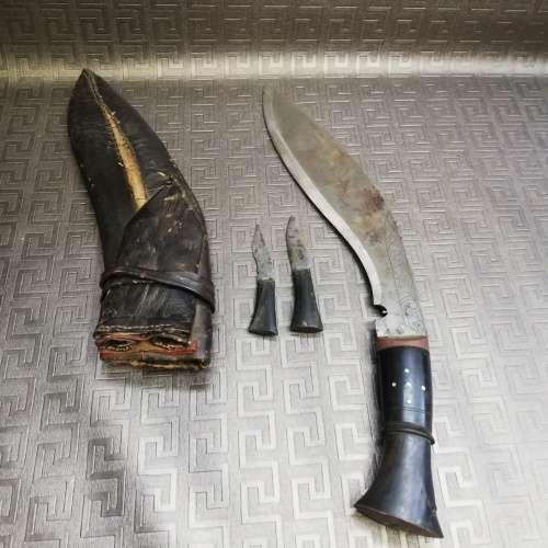 Large vintage rare knife in leather case!!!!