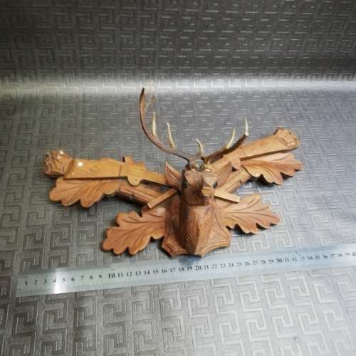 Vintage wooden Cuckoo clock top part!!!!!