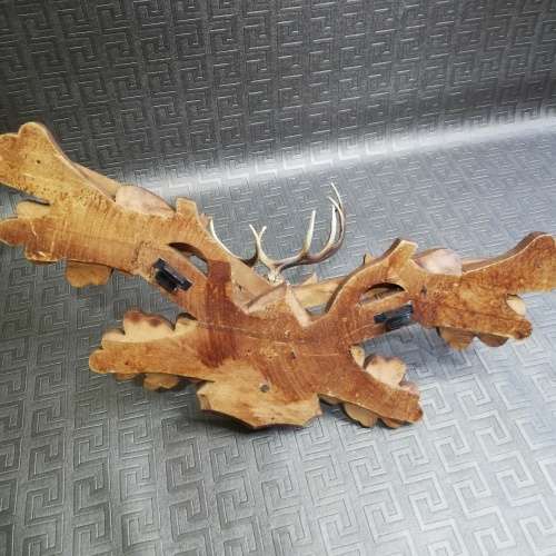 Vintage wooden Cuckoo clock top part!!!!!