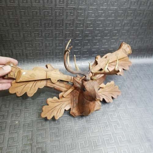 Vintage wooden Cuckoo clock top part!!!!!